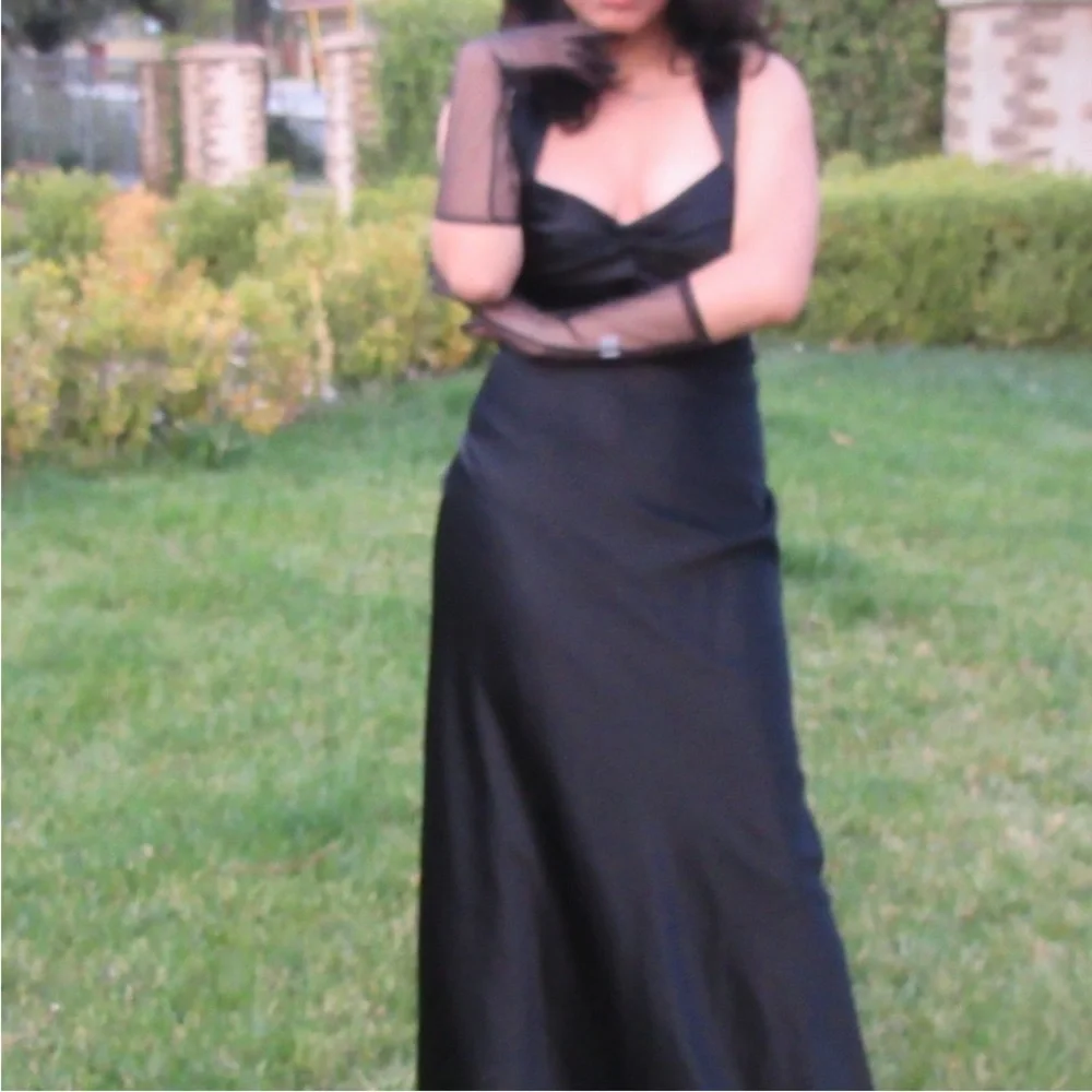 Calvin Klein Elegant Black Formal Evening Gloves